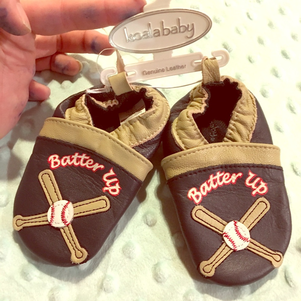 Baseball Baby Moccasins